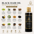 KeshJivanam - Black Velvet Botanics Herbal Hair Oil