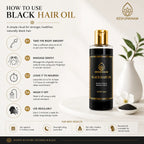 KeshJivanam - Black Velvet Botanics Herbal Hair Oil
