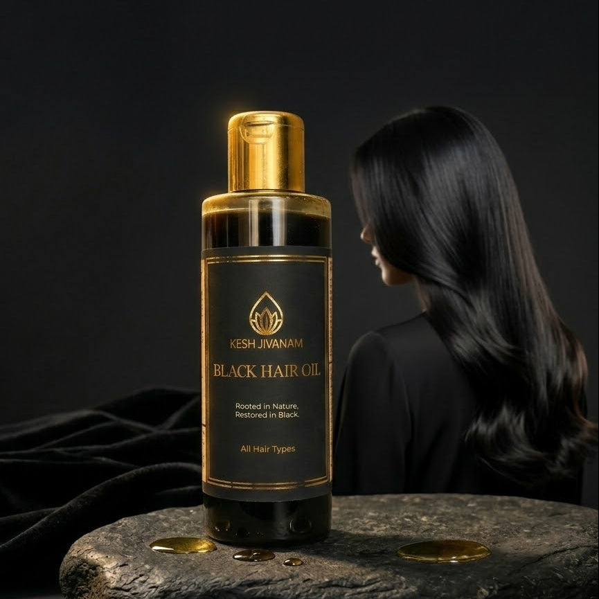 KeshJivanam - Black Velvet Botanics Herbal Hair Oil