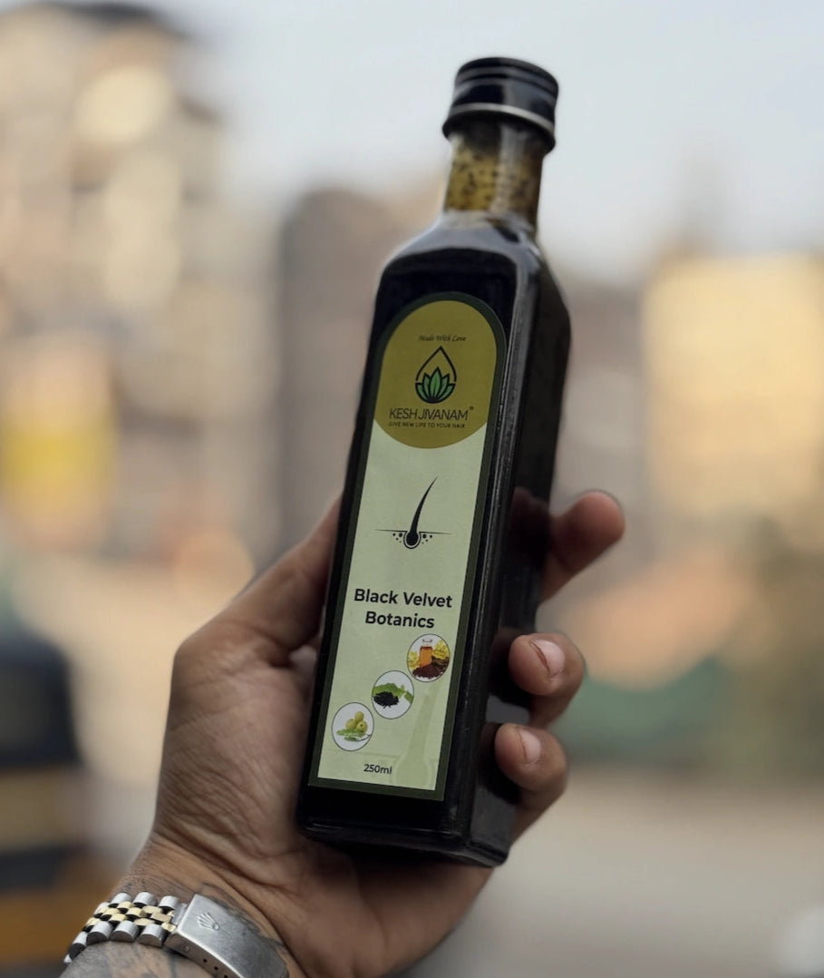 Pack of 2 KeshJivanam Black Velvet Botanics – FREE Hair Cleansing Agent (BUY 2 GET 1 FREE)