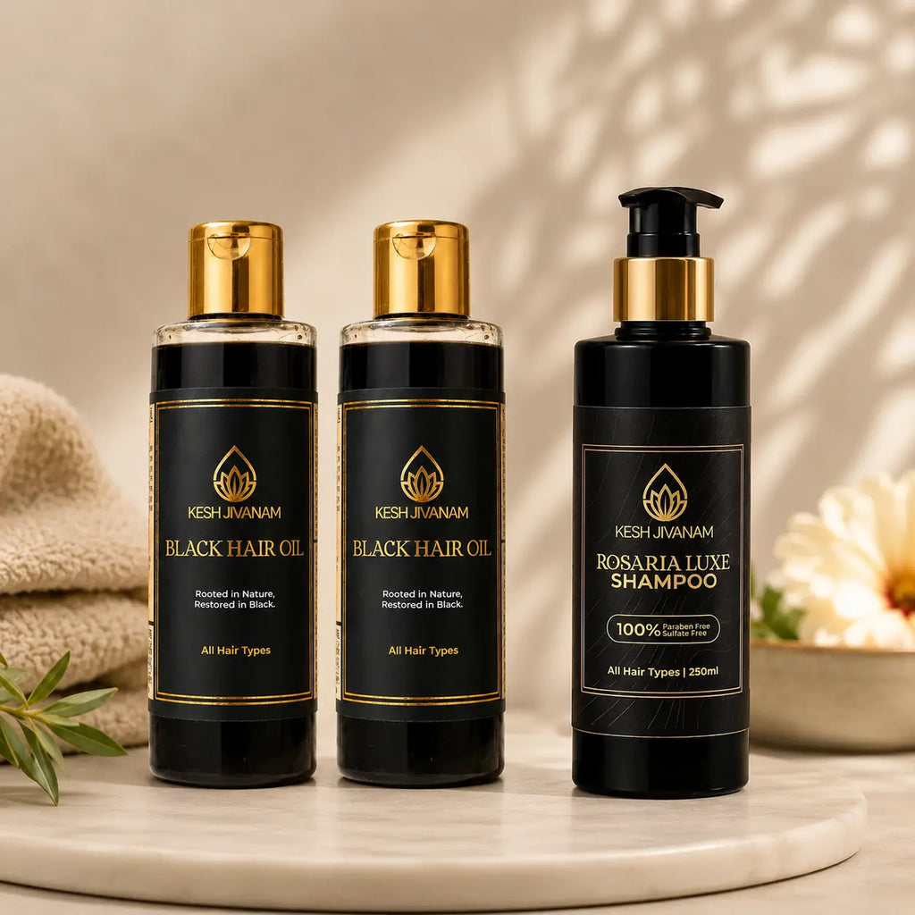 KeshJivanam - Black Velvet Botanics Herbal Hair Oil